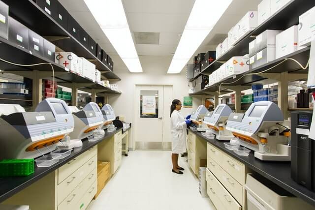 diagnostic lab interior