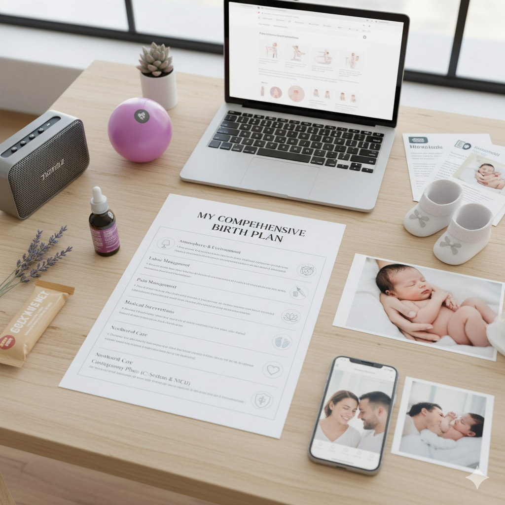 A well-prepared birth plan considers all aspects of your birth experience